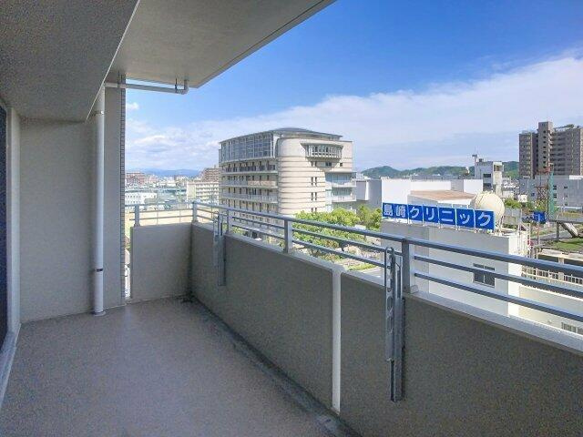 サーパス桟橋通二丁目（６０５）のバルコニー|2026年4月撮影※現況を優先い… 