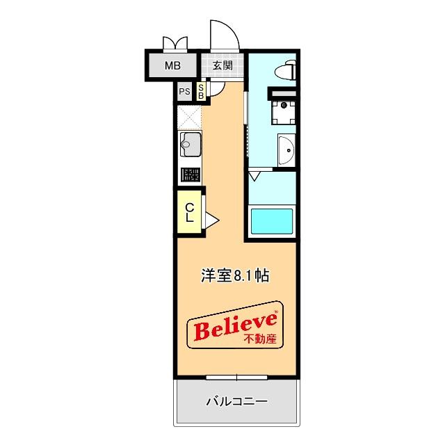 グランジュール大手町の間取り|使い勝手の良い間取りです♪