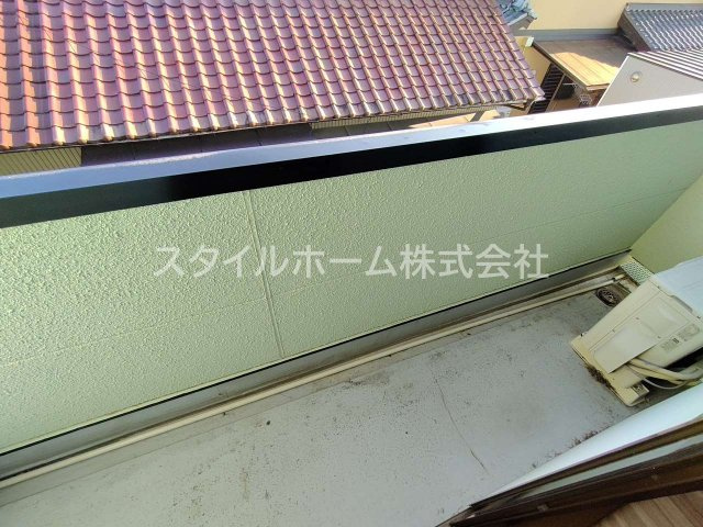 サンハイツサノックスC棟のバルコニー|別部屋写真です。