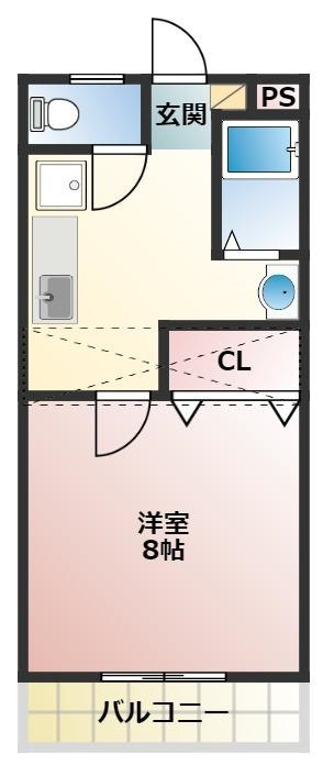 サンハイツサノックスC棟の間取り
