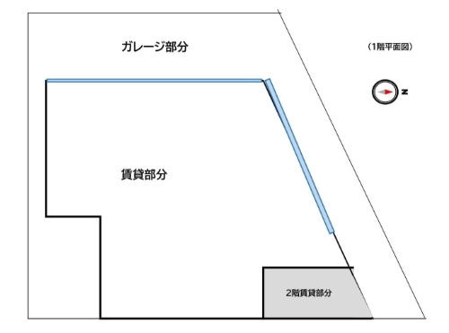 上賀茂菖蒲園町店舗の間取り