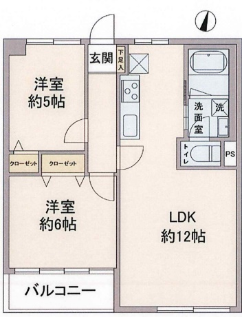 西片住宅の間取り