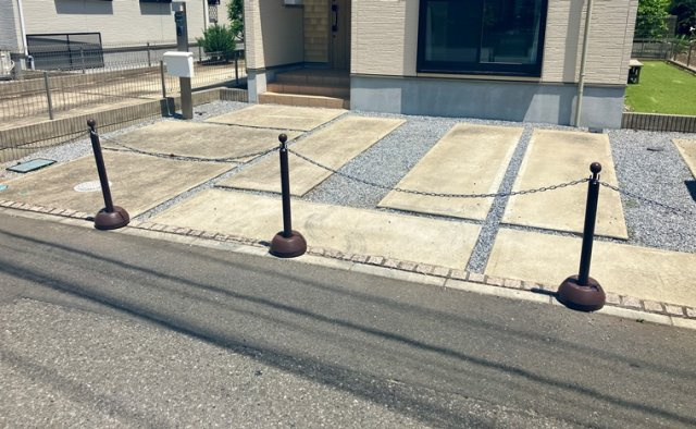 今谷上町戸建の駐車場|カースペースがあります