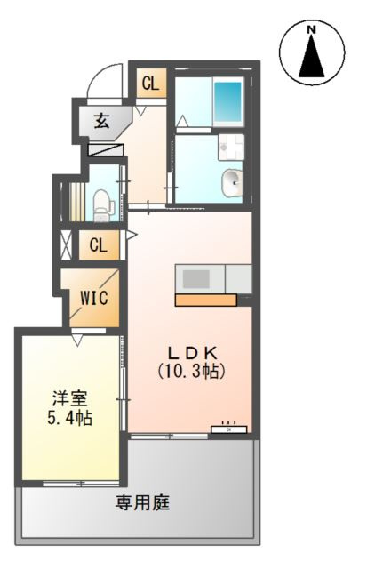 アジャートＫの間取り