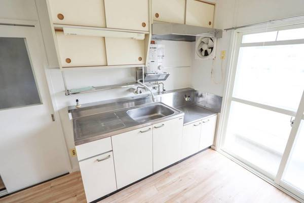ビレッジハウス川沿4号棟のキッチン|ビレッジハウスの同一物件・同一タイプの間取りの写真です
