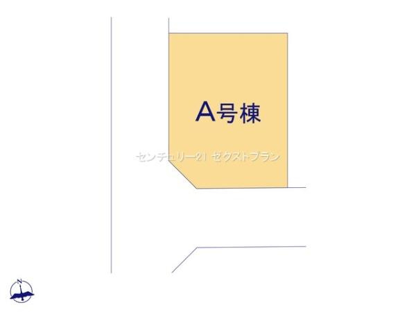 前橋市南町2丁目A号棟の区画図|区画図
