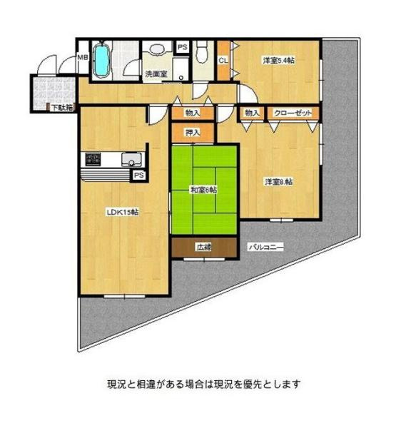 ル・シャトーサンツリーの間取り