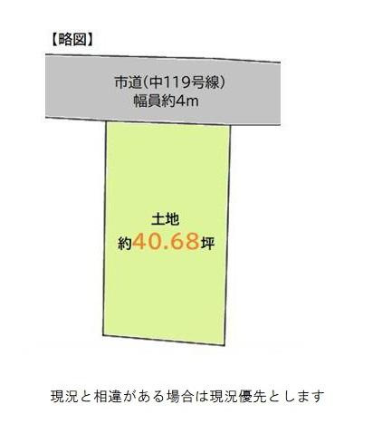 貴志川町尼寺土地の土地図