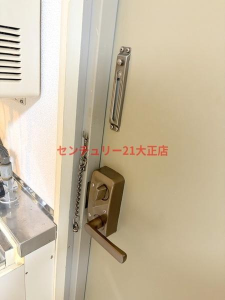 大阪市港区南市岡３丁目の賃貸マンションのセキュリティ