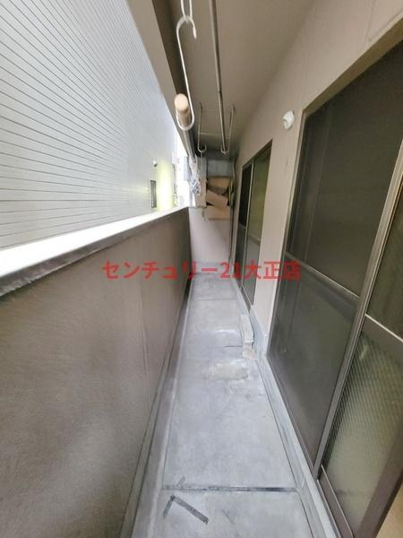 大阪市港区夕凪１丁目の賃貸マンションのバルコニー