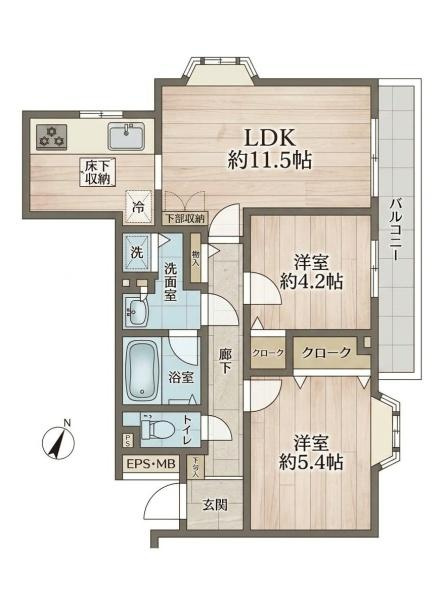 横浜西パークホームズの間取り
