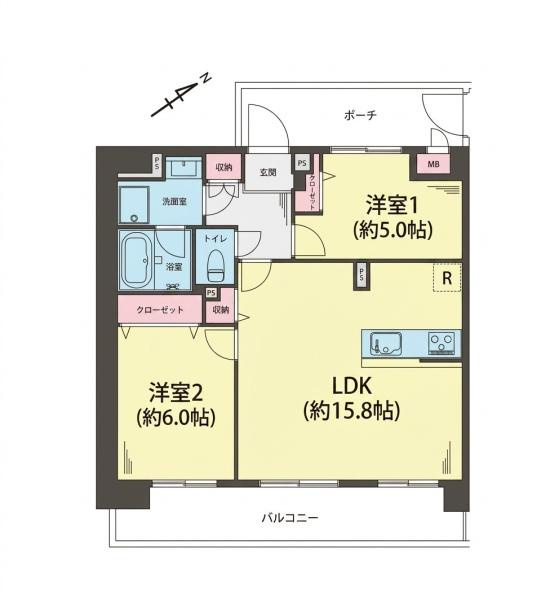 コスモ東戸塚リブレの間取り