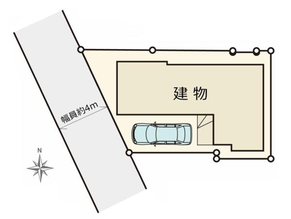 横浜市港北区富士塚１丁目の新築一戸建の区画図