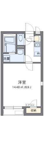 【間取り】 | レオネクストクレールウィン | 代表的な間取のため実際の間取とは異なる場合があります