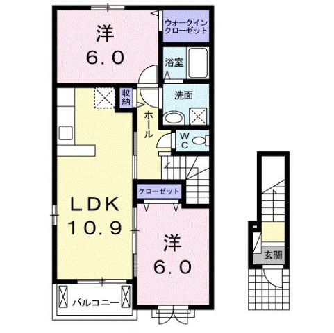 【間取り】 | ラ　ベル　ピエス