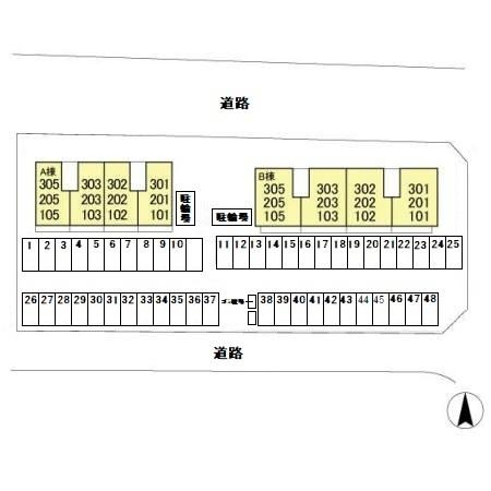 メルシー　Aの区画図