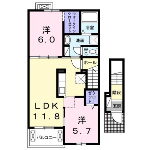 トレジャーの間取り