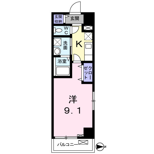 プラステ東島田の間取り