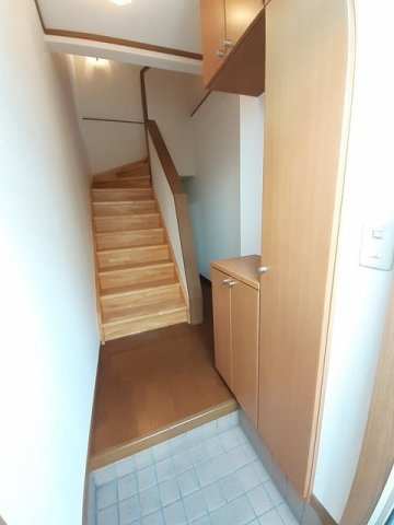 アメニティハイツ　Ｄの玄関