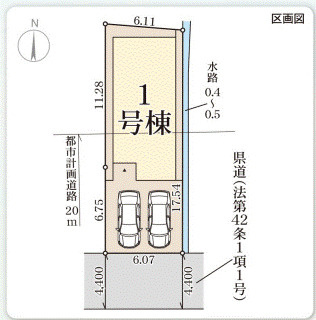 【区画図】 | リーブルガーデン大和郡山柳２丁目 | 区画図