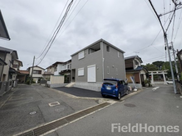 平塚市豊田宮下新築戸建て　第1-1号棟の前面道路含む現地写真|前面道路含む現地写真です。