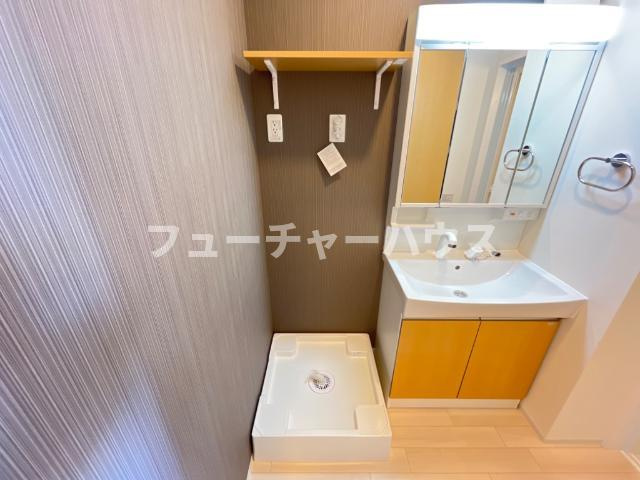 スカイハイムのその他|洗濯機置場