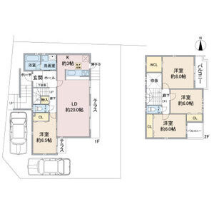 【間取り】 | 高柳町貸家　北棟