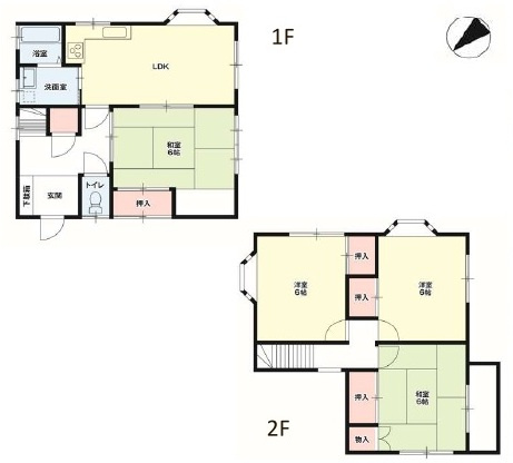 中古戸建　吉見町御所251-38（期間限定現況販売）の間取り