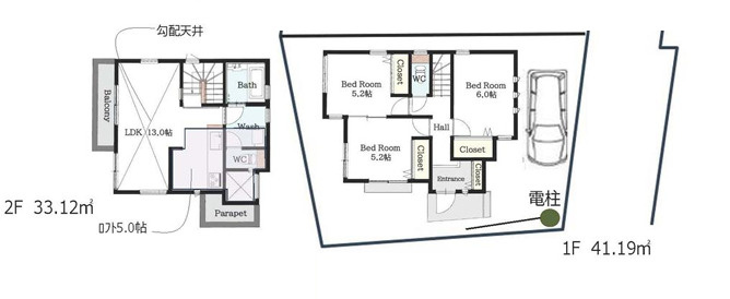 藤沢市本鵠沼５丁目　新築戸建　全２棟B号棟