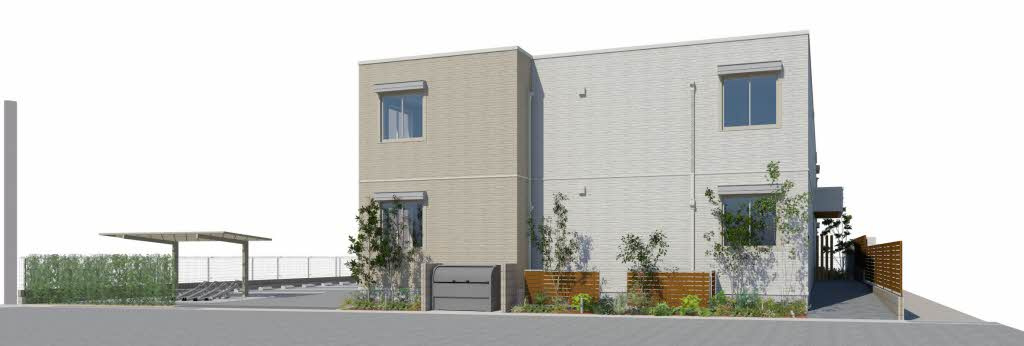 シャーメゾン岡田ハイテールの外観