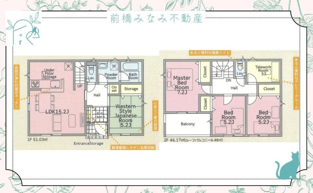 【新築】高崎市新町第13　限定１棟　クレイドルガーデン　新築建売の間取り
