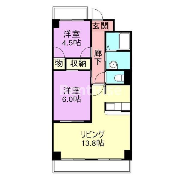 ファミリア岩倉の間取り