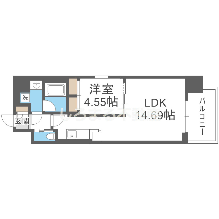 レオングラン本町橋の間取り