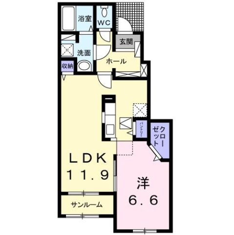 【間取り】 | エテルノ・Ｂ