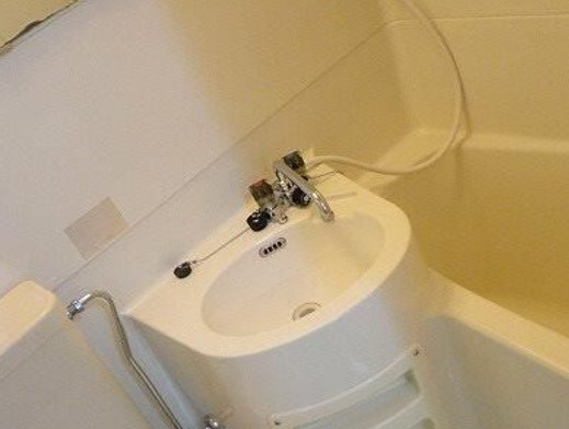 八王子市日吉町の賃貸マンションの洗面所