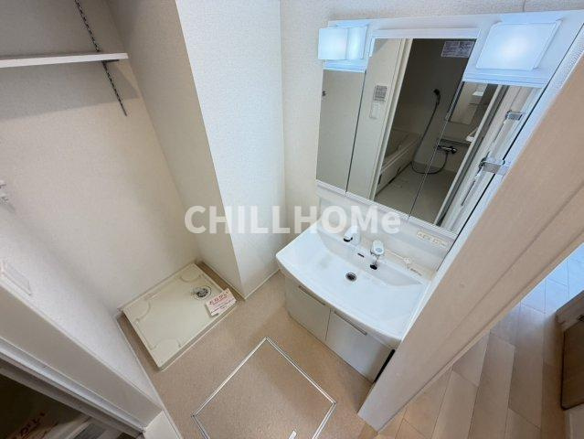 ロータス三室　Ｃの洗面所|当社、チルホームのHPもご覧ください(^^)/物件情報多数♪