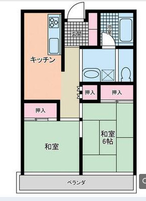 京福日之出マンションの間取り