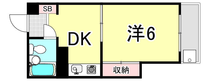 ドルフ西岡本の間取り