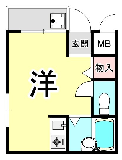 シティライフ稗原の間取り