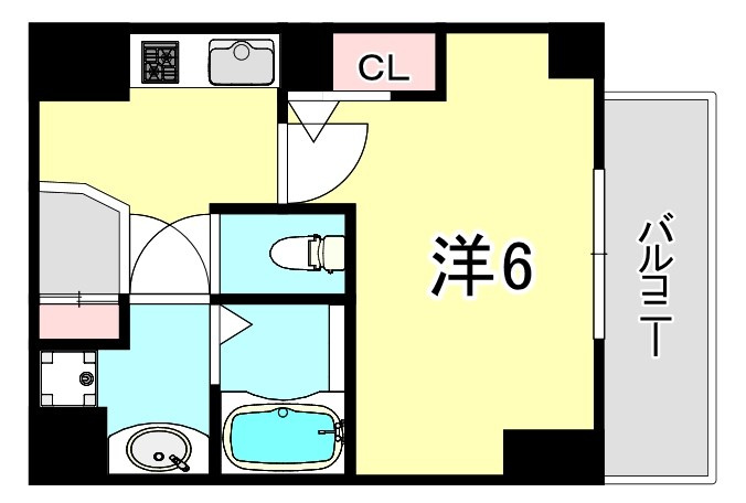 神戸国香通Futurの間取り