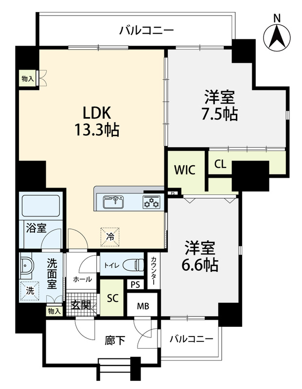 ノア吉塚の間取り