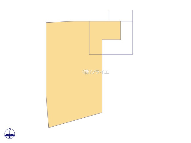 所沢市荒幡全1棟　新築戸建の区画図