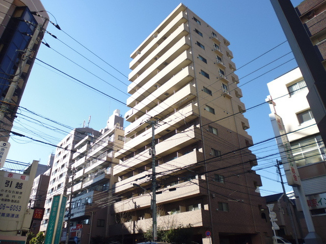 ラフィネジュ赤羽の外観|見上げるほどの存在感！