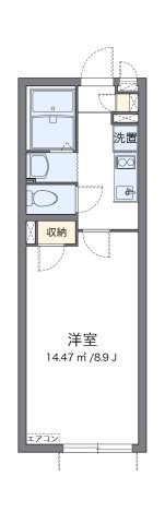 代表的な間取のため実際の間取とは異なる場合があります