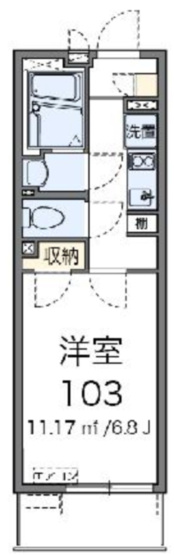 【間取り】 | クレイノヒカリ　レジデンス