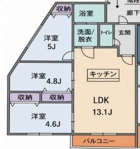 【間取り】 | リーフ志免