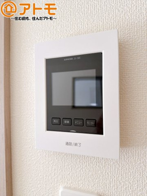 【防犯設備】 | 葵区田町7期　新築戸建　F号棟 | TVモニター付きインターホンは訪問者を確認することができて、防犯性に優れています♪