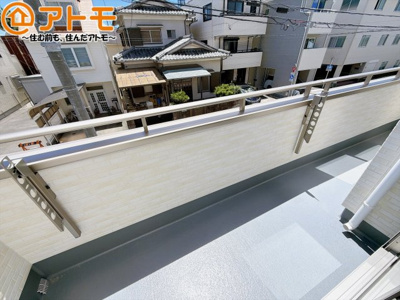 【バルコニー】 | 葵区田町7期　新築戸建　G号棟 | 陽当りの良いバルコニーはお洗濯物はもちろんお布団もふかふかになります♪