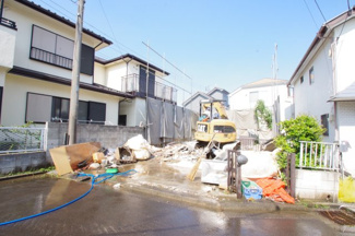 【外観】 | 【仲介手数料無料！！】日野市南平5丁目　新築戸建て（全1棟）1号棟　5099万円 | 令和８年５月１５日撮影　解体工事中