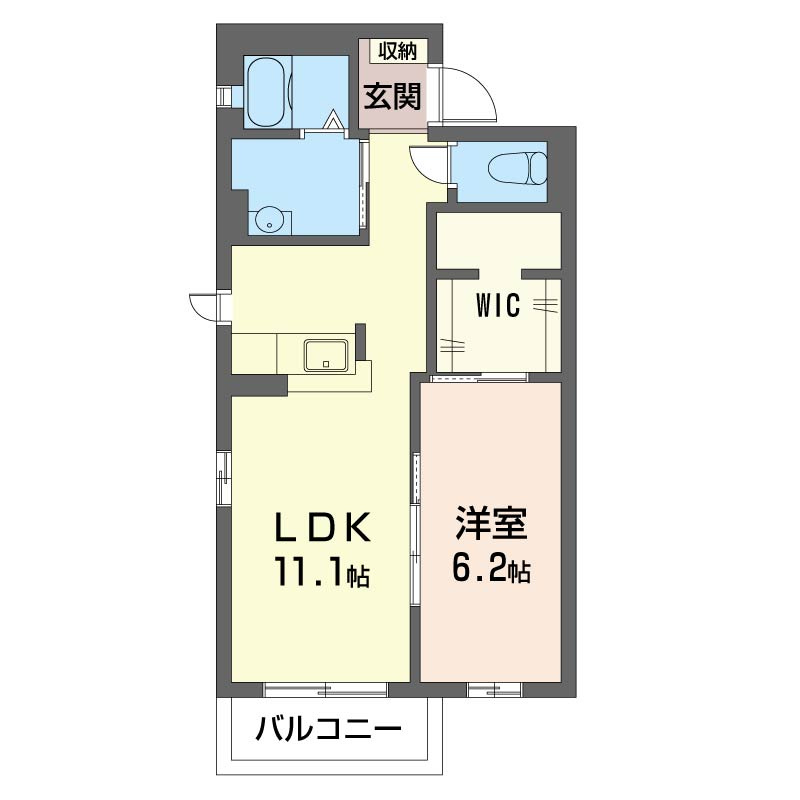 ペガサス A棟の間取り